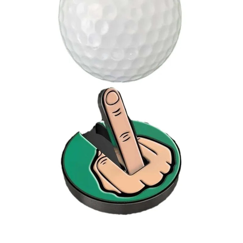 Funny Middle Finger Golf Ball Marker